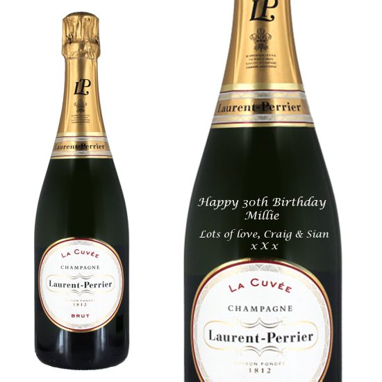 Personalised Laurent-Perrier La Cuvée Brut Champagne 75cl
