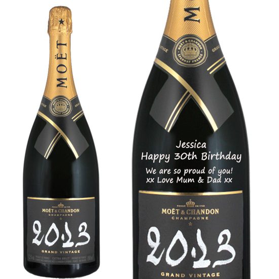 Personalised Moët & Chandon Grand Vintage Magnum Champagne 150cl
