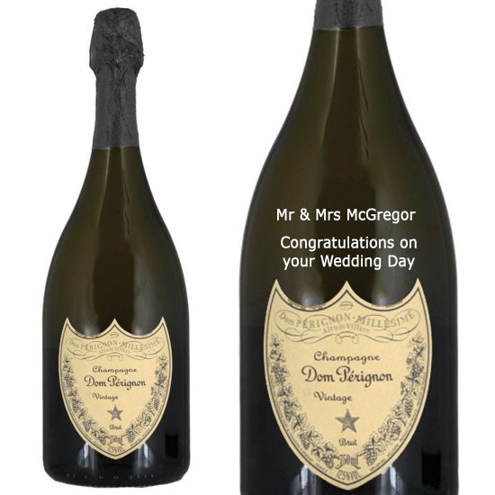 Personalised Dom Pérignon Vintage Champagne 75cl