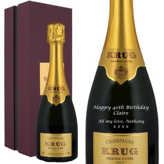 Personalised Krug Grande Cuvée Magnum Champagne 150cl