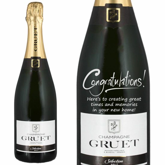 Personalised Gruet Brut NV Champagne 75cl