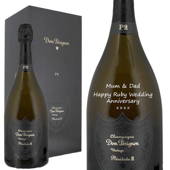 Personalised Dom Pérignon Vintage P2 Champagne 75cl