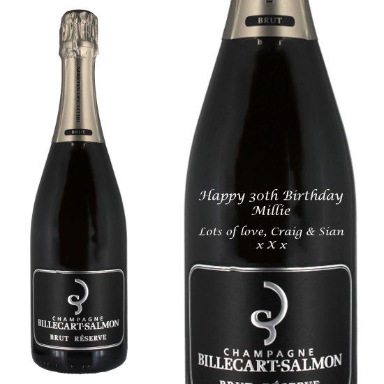 Personalised Billecart-Salmon Brut Reserve Champagne 75cl