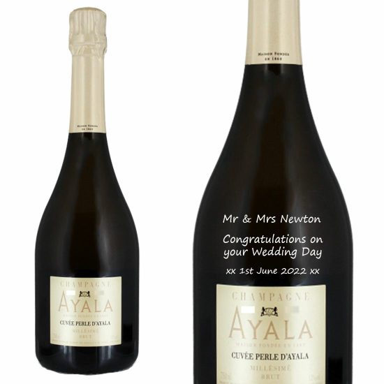 Personalised Ayala Perle d'Ayala Vintage Champagne 75cl