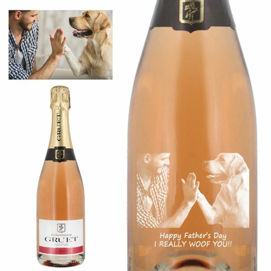 Photo Engraved Gruet Rose NV Champagne 75cl