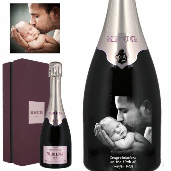 Photo Engraved Krug Rosé Magnum Champagne 150cl