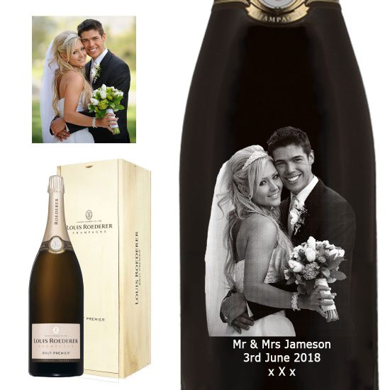 Photo Engraved Louis Roederer Collection Jeroboam Champagne 300cl