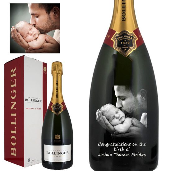 Photo Engraved Bollinger Special Cuvee  Magnum Champagne 150cl