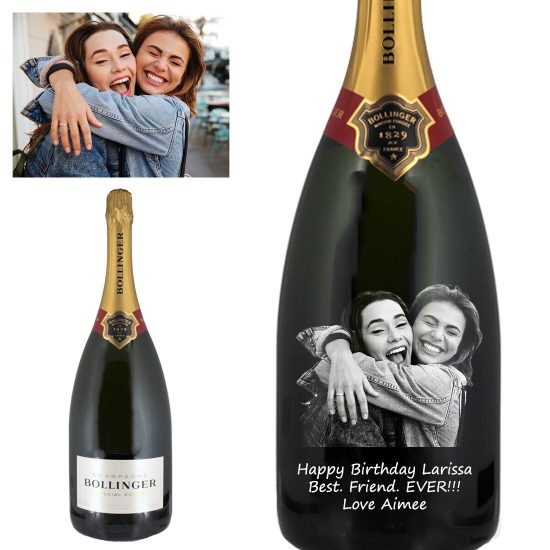 Photo Engraved Bollinger Special Cuvee Jeroboam Champagne 300cl