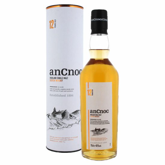 AnCnoc 12 Year Old Single Malt Whisky 70cl