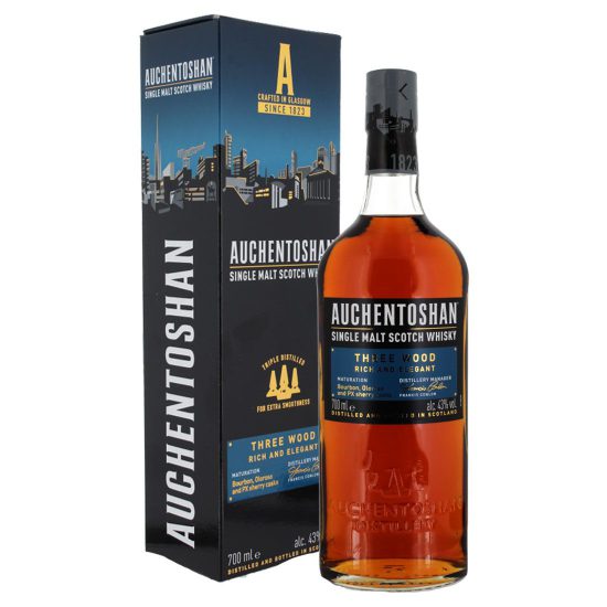 Auchentoshan Three Wood Single Malt Whisky 70cl