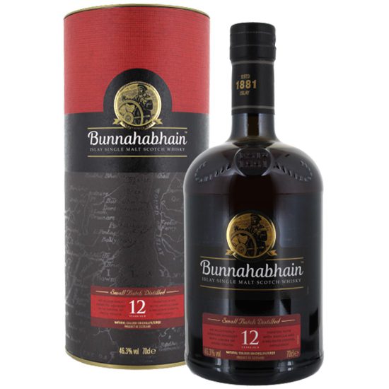 Bunnahabhain 12 Year Old Islay Single Malt Whisky 70cl