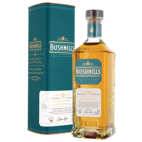 Bushmills 10 Year Old Single Malt Irish Whiskey 70cl