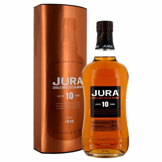 Jura 10 Year Old Single Malt Whisky 70cl