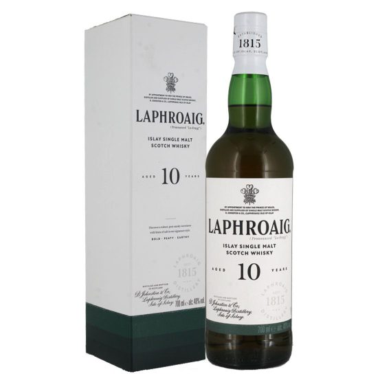 Laphroaig 10 Year Old Single Malt Whisky 70cl