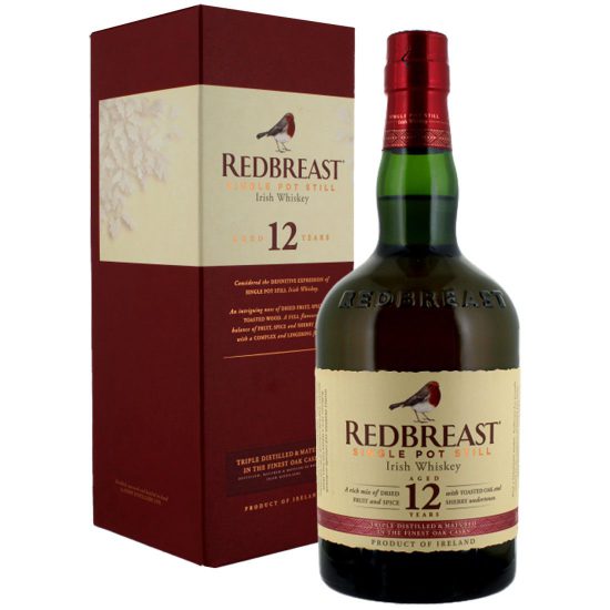 Redbreast 12 Year Old Irish Whiskey 70cl