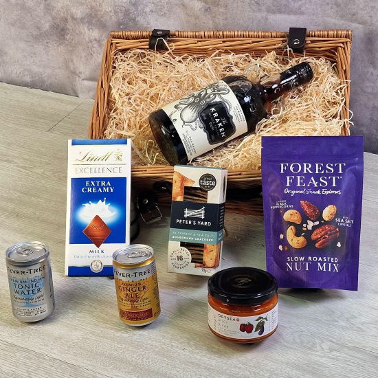 The Kraken Dark Spiced Rum Luxury Treat Hamper