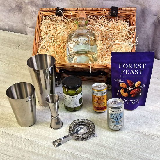 Patron Silver Tequila Luxury Cocktail Hamper