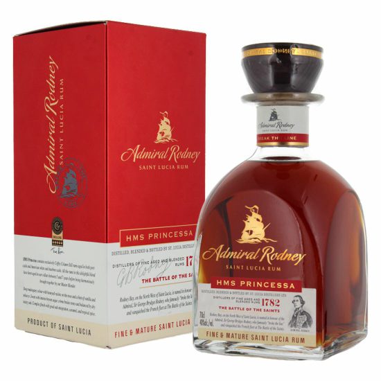 Admiral Rodney HMS Princessa Gold Rum 70cl