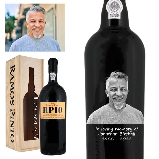 Photo Engraved Ramos-Pinto 10 Year Old Tawny Port MAGNUM 150cl