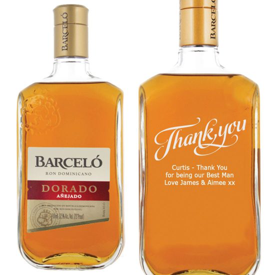 Personalised Ron Barcelo Dorado Rum