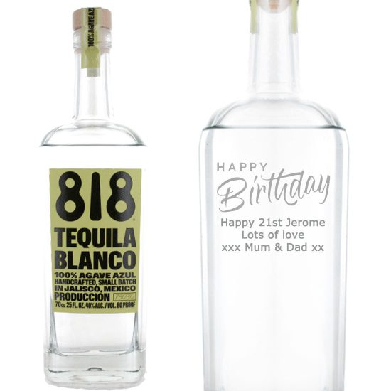 Personalised 818 Tequila Blanco