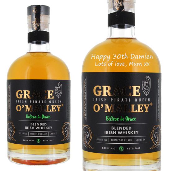 Personalised Grace O'Malley Blended Irish Whiskey