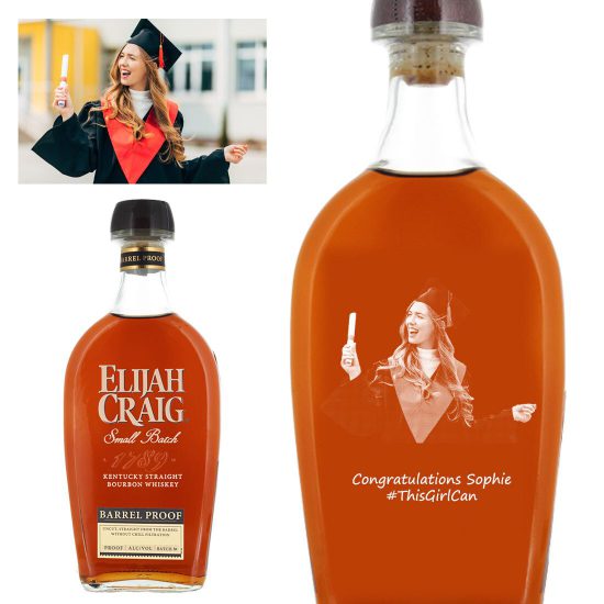 Photo Engraved Elijah Craig Barrel Proof 12 Year Old Bourbon