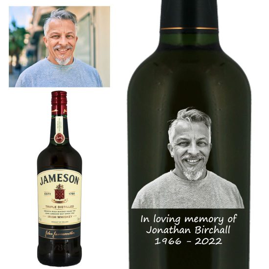 Photo Engraved Jameson Original Irish Whiskey 100cl