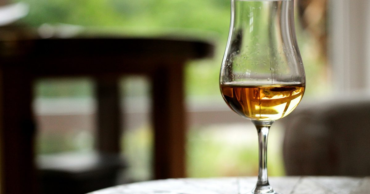 Whisky golbet with whisky for tasting