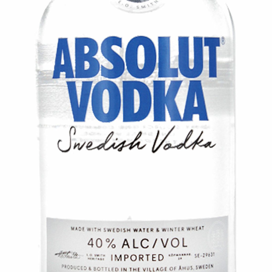Personalised Absolut Blue Vodka 70cl