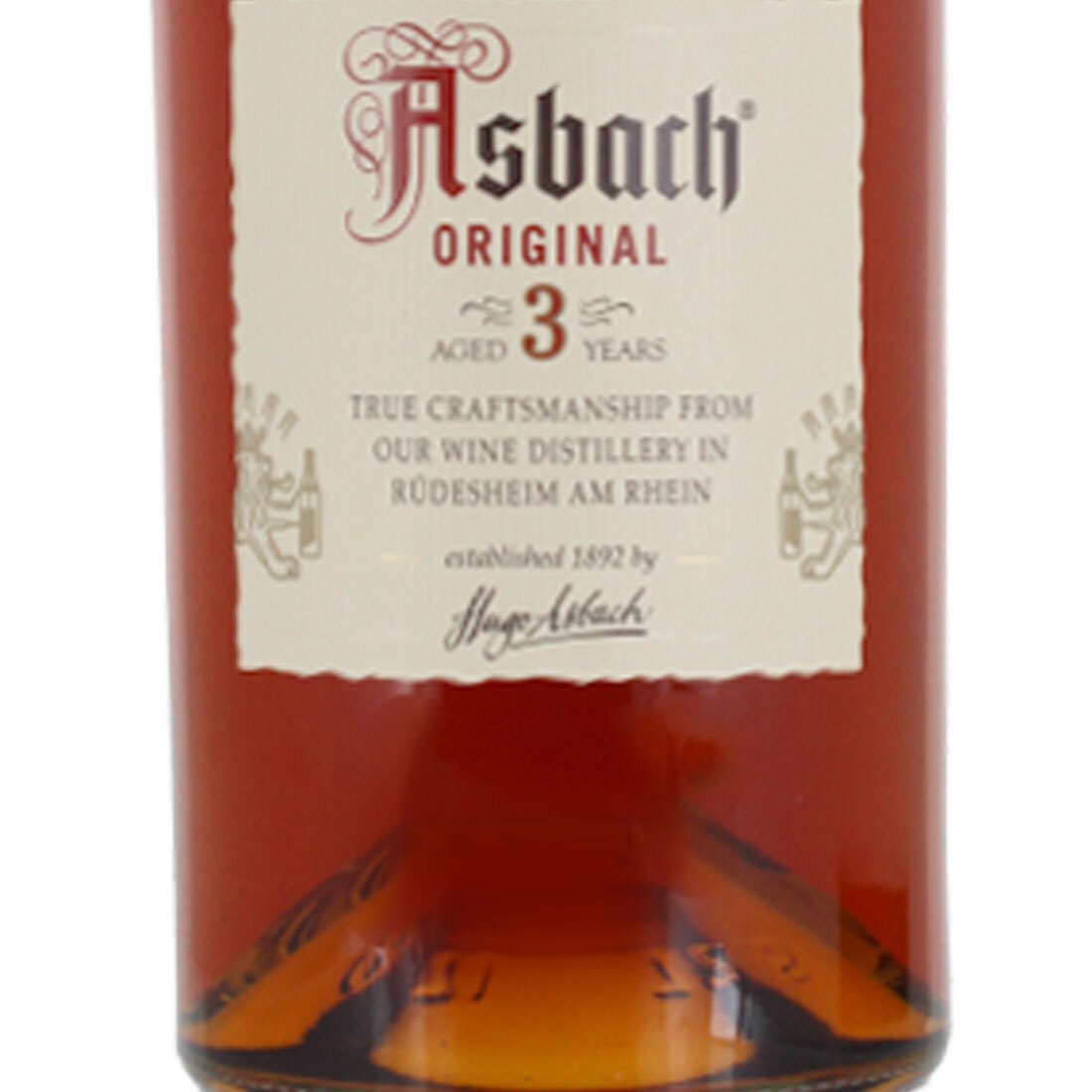Personalised Asbach 3 Year Old Brandy