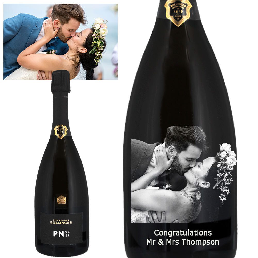 Photo Engraved Bollinger PNVZ 19 Vintage Champagne 75cl