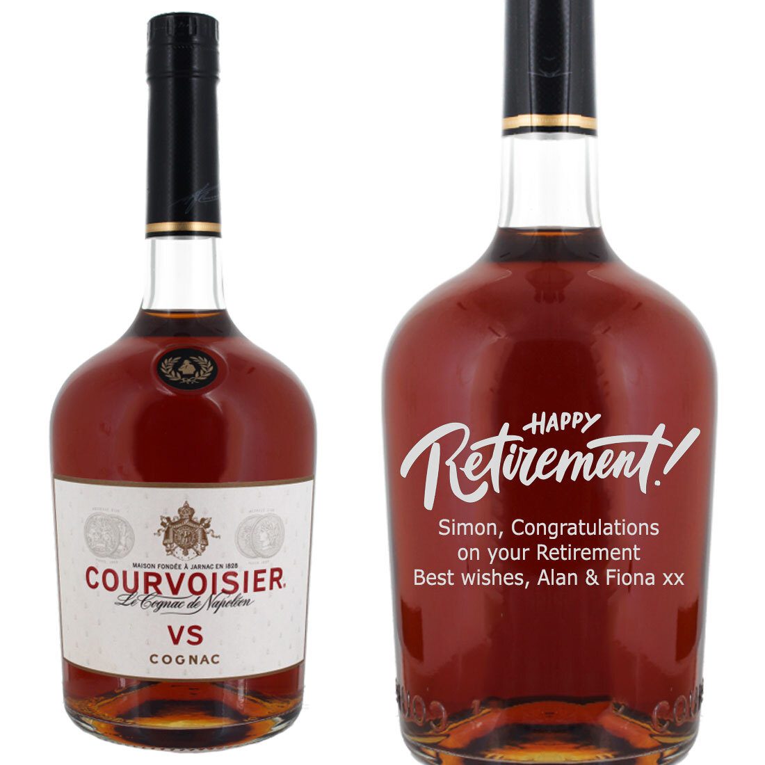 Personalised Courvoisier VS Cognac 70cl