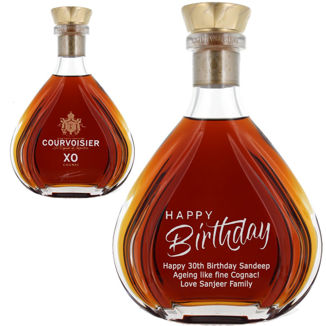 Personalised Courvoisier XO Cognac 70cl
