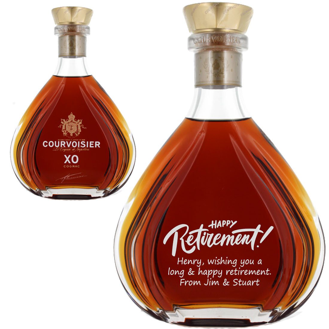 Personalised Courvoisier XO Cognac 70cl