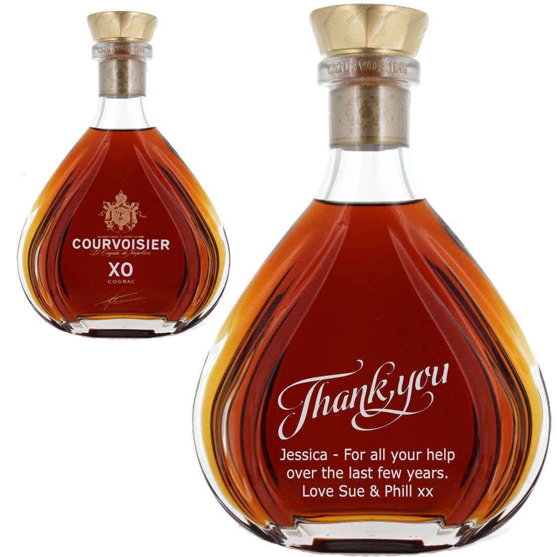 Personalised Courvoisier XO Cognac 70cl