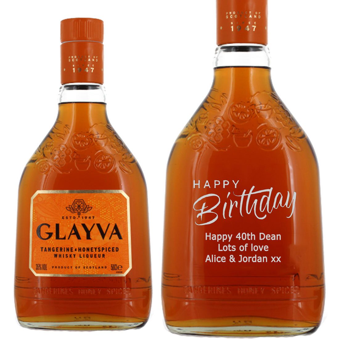 Personalised Glayva 50cl