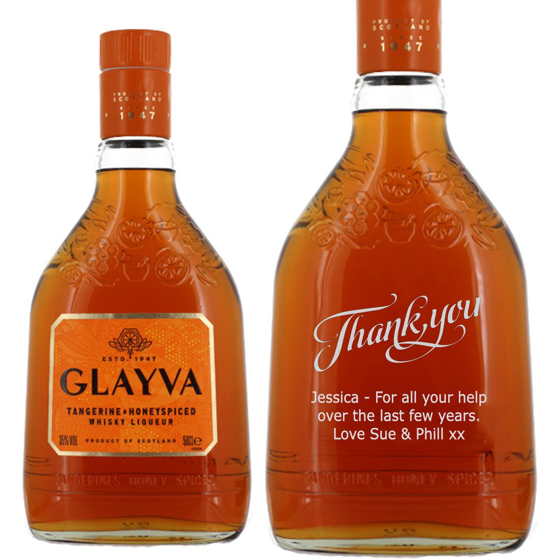 Personalised Glayva 50cl