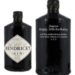 Personalised Hendricks Gin 70cl