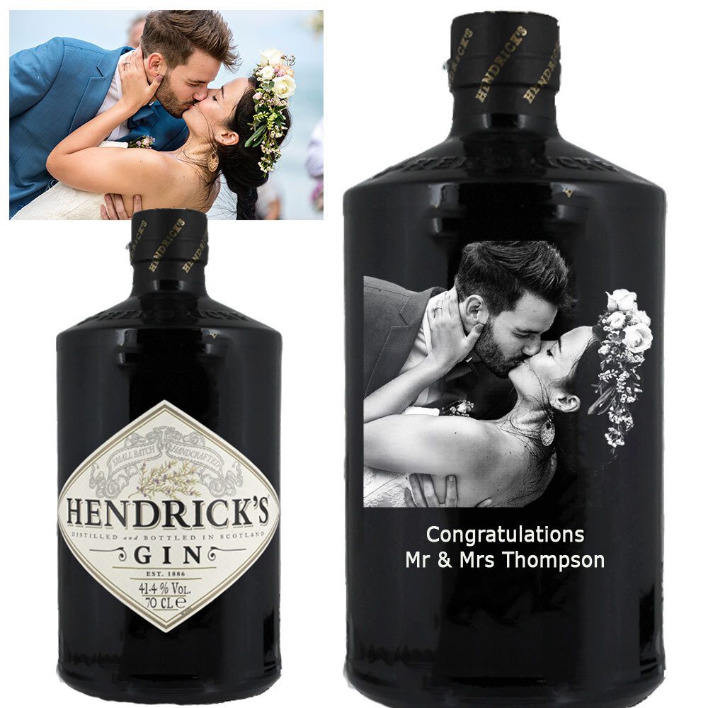 Photo Engraved Hendricks Gin 70cl