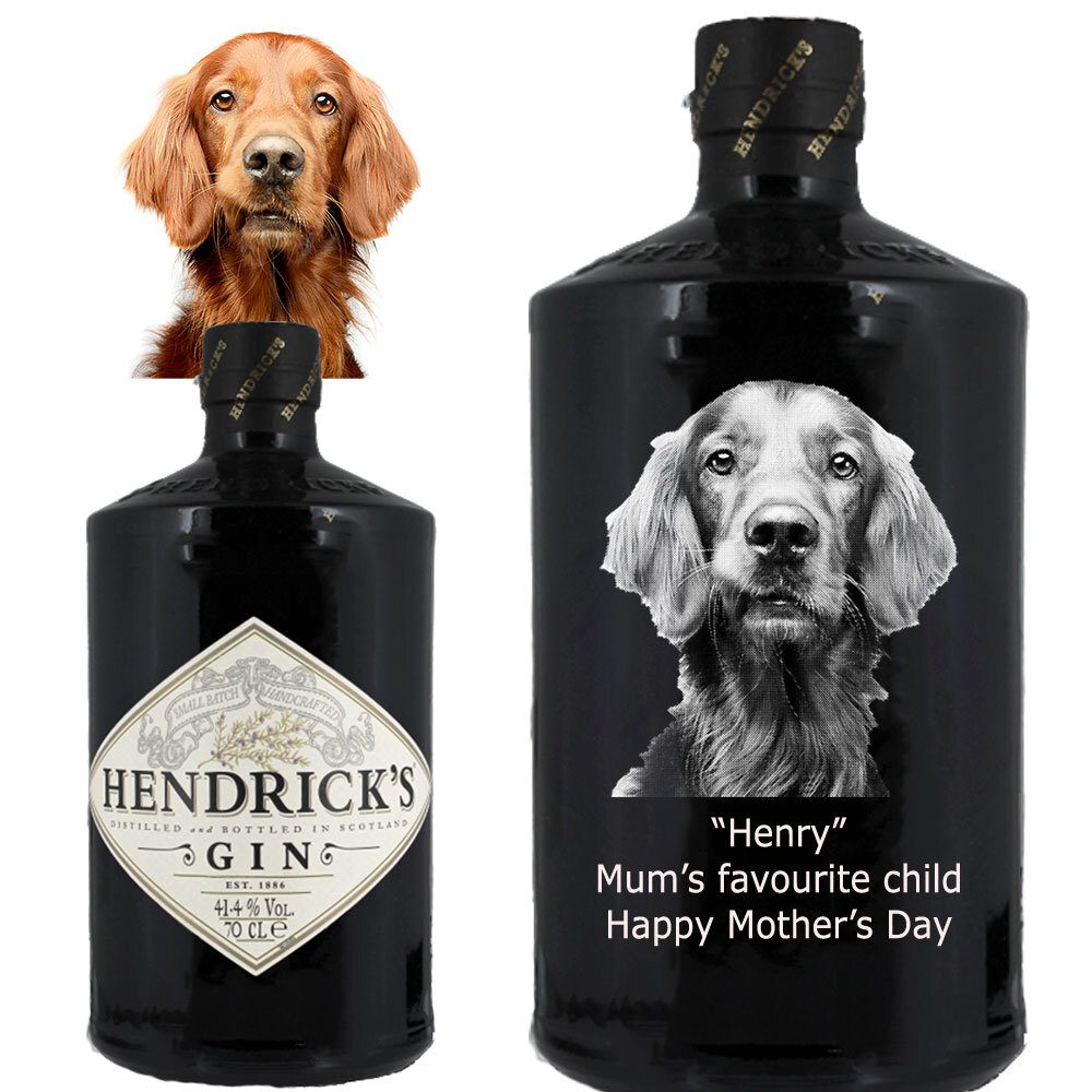 Photo Engraved Hendricks Gin 70cl