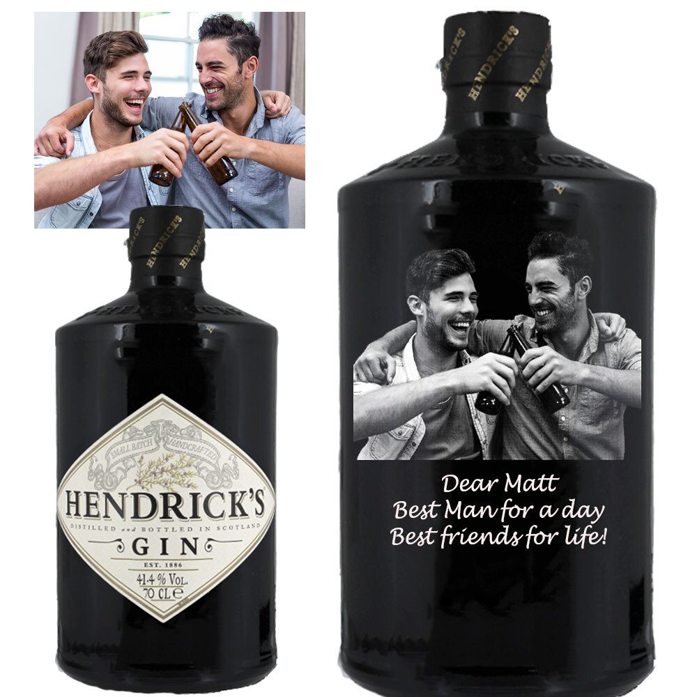 Photo Engraved Hendricks Gin 70cl