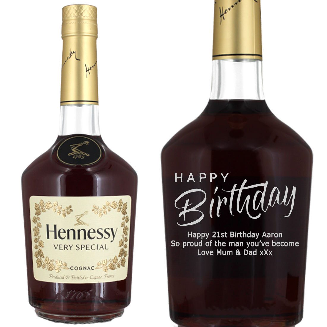 Personalised Hennessy VS Cognac 70cl