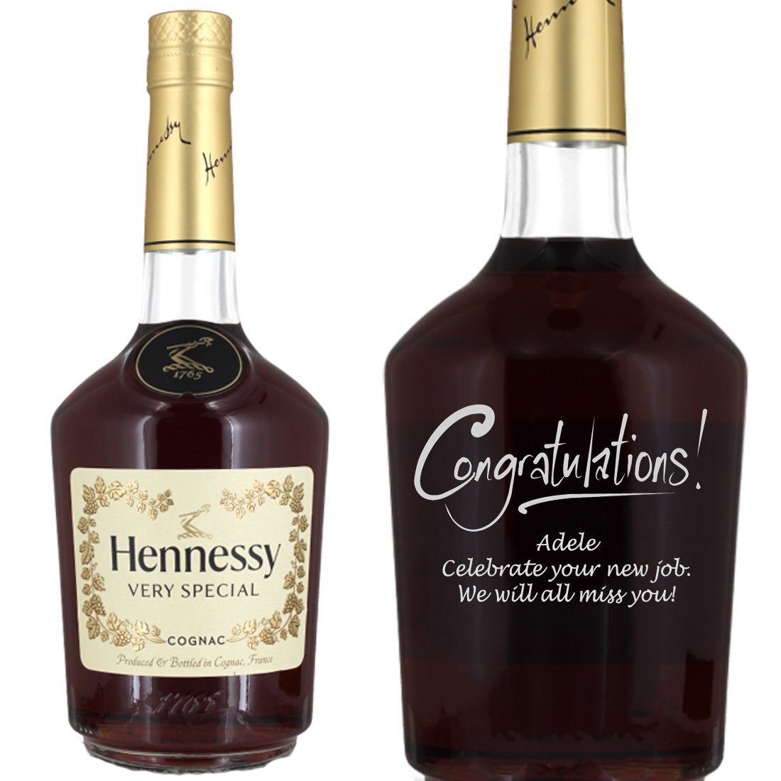 Personalised Hennessy VS Cognac 70cl