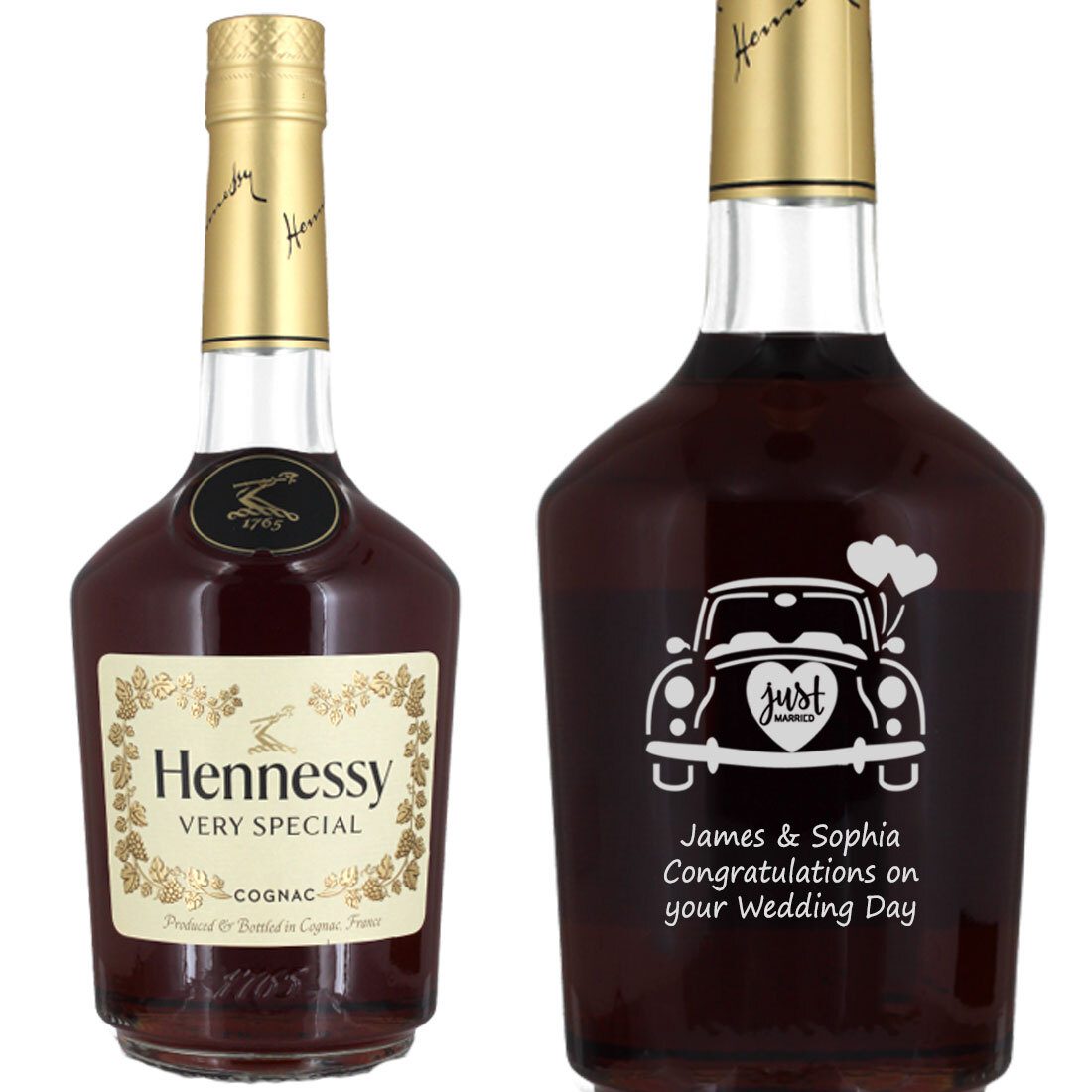 Personalised Hennessy VS Cognac 70cl