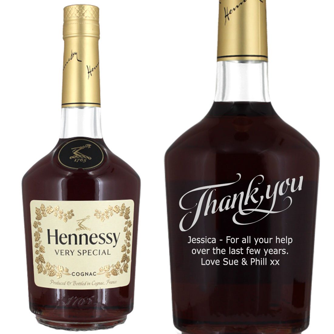 Personalised Hennessy VS Cognac 70cl