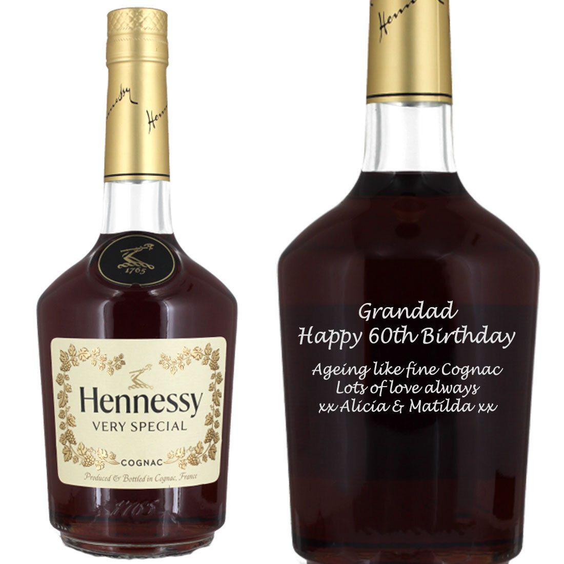Personalised Hennessy VS Cognac 70cl