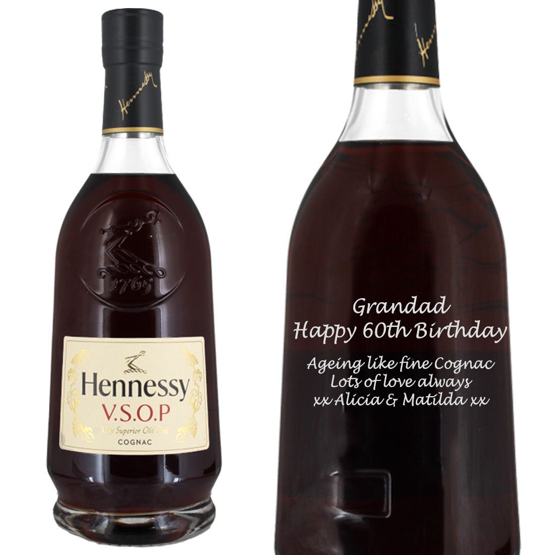 Personalised Hennessy VSOP Cognac 70cl