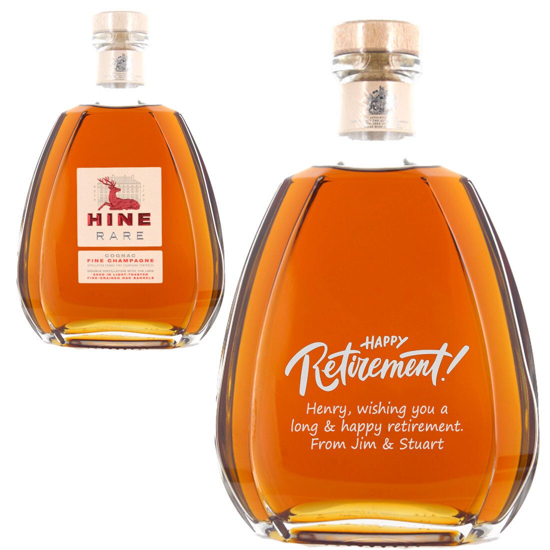 Personalised Hine Rare VSOP Cognac 70cl